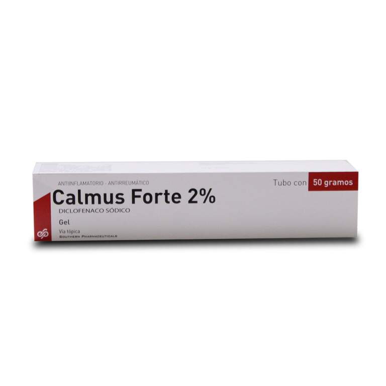 Calmus Forte 2%( Diclofenaco) Gel 50G - Paquete x6und