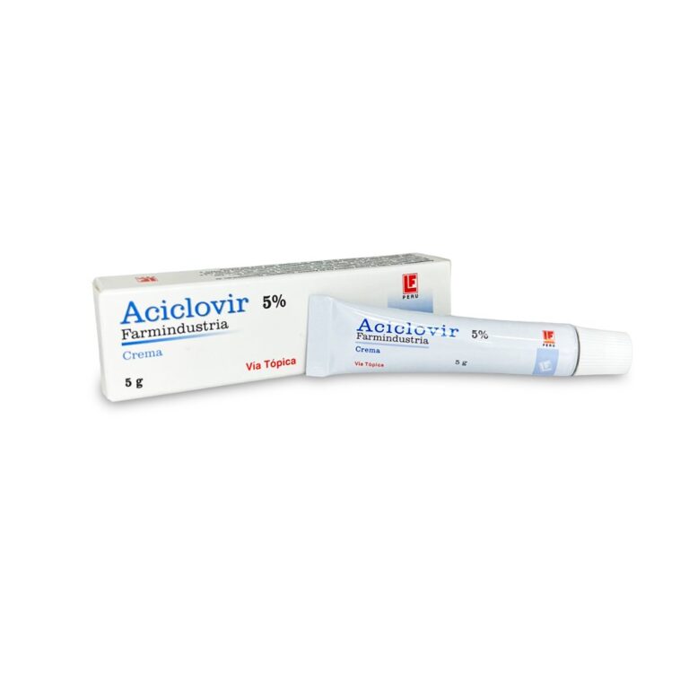 Aciclovir 5% Crema 5G - Paquete x12und (B)