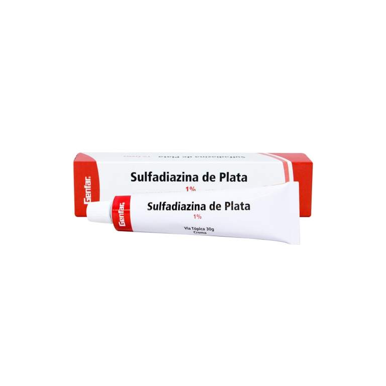 Sulfadiazina de plata 1% Crema 30G -  Paquete x12und