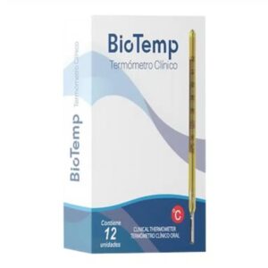 TERMOMETRO MERCURIO CAJA X 12UNID
