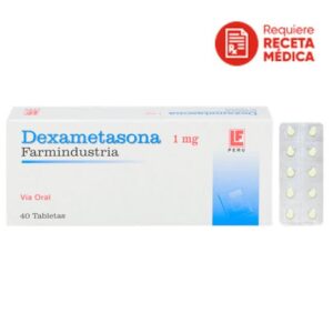 Dexametasona 1mg Tab - Caja x40und