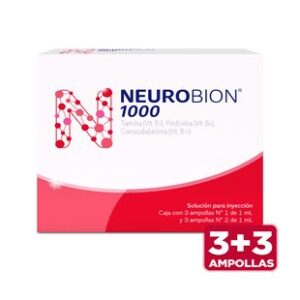Neurobion 1000 Solución Inyectable - Caja X3Unid