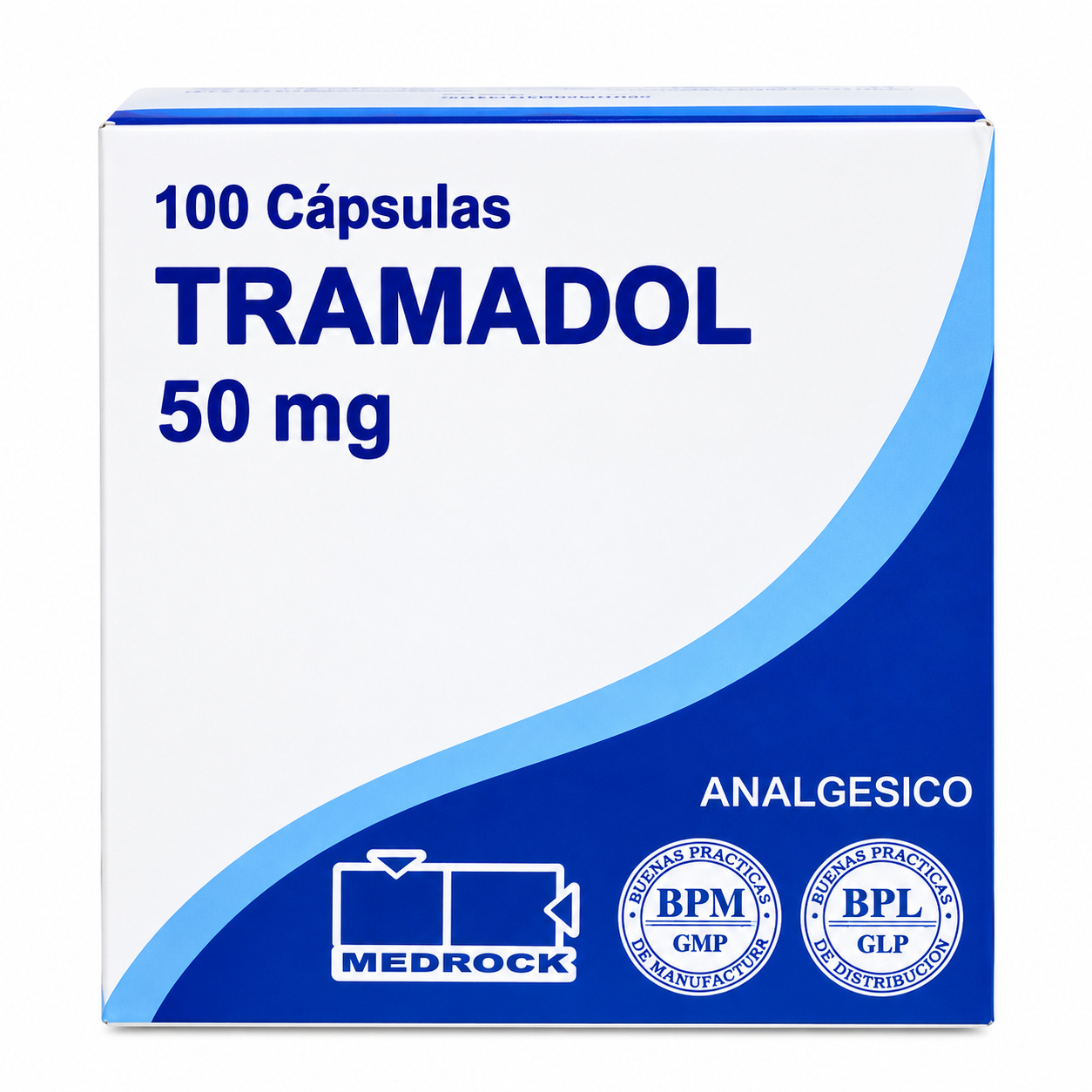 Tramadol 50MG - Caja x 100 Caps - RECETA MEDICA
