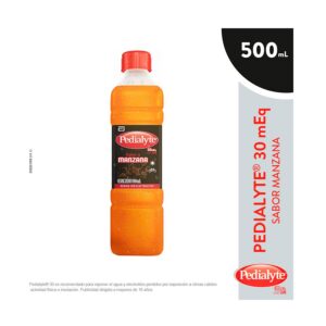 Pedialyte Sabor Manzana Frasco 500 ML - Paquete x6und