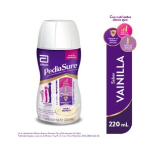 Pediasure triplesure vainilla líquido oral Frasco 220 ML - Paquete x6und