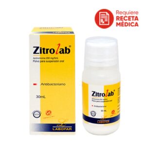Zitrolab 200mg/5ml (Azitromicina) Jarabe - Frasco 30ml