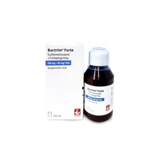 Bactrim Forte (Sulfametoxazol 400mg + Sulfametoxazol 80mg) Jarabe - Frasco 100ml (B)