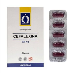 Cefalexina 500mg Cap - Caja x100und