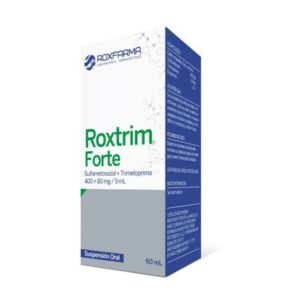Roxtrim Forte (Sulfametoxazol400mg/Trimetoprima 80mg) Jarabe- Frasco 60ml