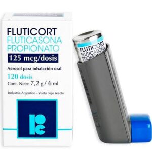 Fluticort (Fluticasona)125mcg/dosis inhalador x 120dosis - 1un(B)