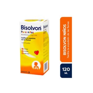 Bisolvon Para Niños 4mg/5ml Jarabe – Frasco 120 ML