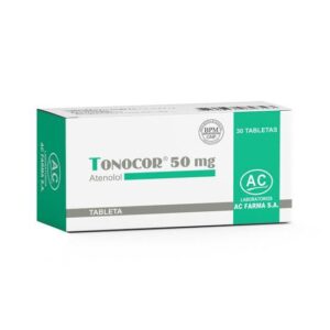 Tonocor 50 mg (Atenolol)tab - Caja x30und