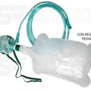 Mascarilla de Oxigeno con Reservorio Pediátrico - Paquete x3und