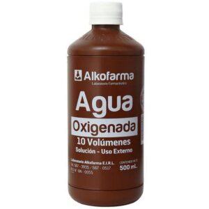 Agua Oxigenada Frasco 500ml Paquete x12und
