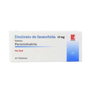 Dinitrato de isosorbida 10 mg - caja  x20und