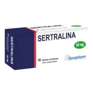 Sertralina 50mg caja x30mg (RECETA MEDICA)