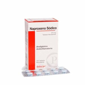 Naproxeno Sodico 275mg Tab - Caja x100und