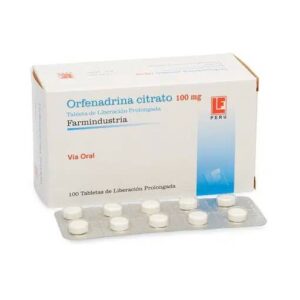 Orfenadrina 100mg Cápsula - Caja x100und