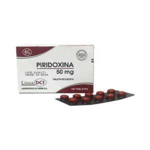 Piridoxina 50mg tableta - Caja x100und