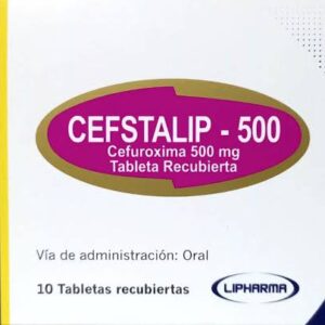 Cefstalip 500mg (Cefuroxima) Tab - Caja x10und