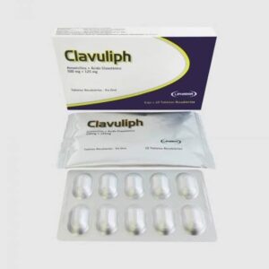 Clavuliph (Amoxicilina 500mg/Acido Clavulanico 125mg) Tab - Caja x10und