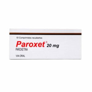 Paroxet paroxetina 20mg blister x 10 unid