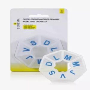 Organizador de pastilla semanal circulo