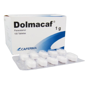 Dolmacaf 1G (Paracetamol) Tableta - Caja x100und (Envío 48H)(B)