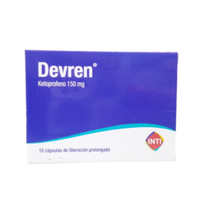 Devren 150mg (Ketoprofeno) Cap - Caja x10und