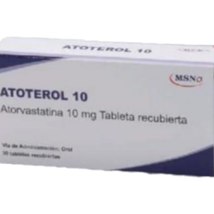 Atoterol 10mg (Atorvastatina) Tab - Caja x30und (Envio 48H) (B)
