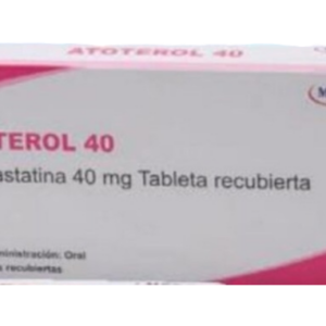 Atoterol 40mg (Atorvastatina) Tab - Caja x30und (Envio 48H) (B)