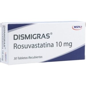 Dismigras 10mg (Rosuvastatina) Tab - Caja x30und (Envio 48H) (B)