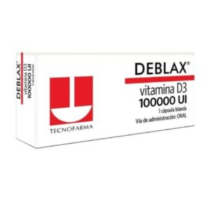 Deblax (Vitamina D3 100.000UI) Cap Blanda - Caja x1un (B)
