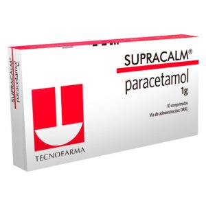 Supracalm (Paracetamol 1G) Tab - Caja x10un (B)