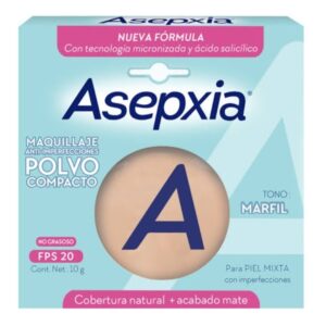 Asepxia Maq.Anti-Imperfec. Pvo compacto Marfil x10g (B)