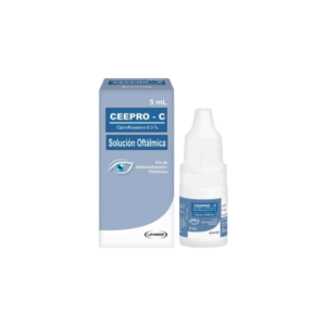 Ceepro-C (Ciprofloxacino gotas) 0.3% 5mL