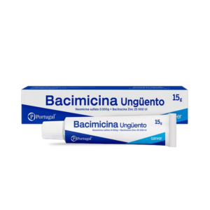 Bacimicina (Neomicina 0.5g + Bacimicina 25 000UI) ungüento - Tubo 15G (B)