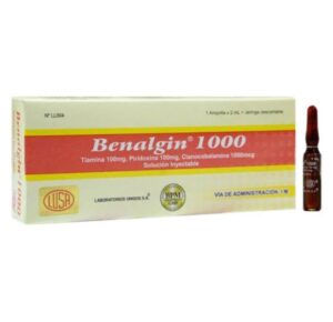Benalgin 1000 Solución inyectable - Caja x1un(B) - Farmacenter