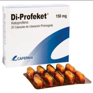 Di-Profeket (Ketoprofeno 150mg) Cápsulas - Caja x20un(Envío 48H)(B)