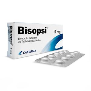 Bisopsi 5mg (Bisoprolol Fumarato) Tab - Caja x30un (Envío 48H)(B)