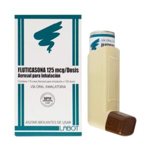Fluticasona 125mcg Inhalador Labot - Frasco 120 DSS(B)
