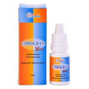 Ciprogram plus x 5 mL gotas oftalmicas.