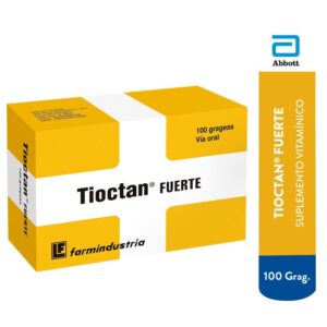 Tioctan Fuerte Grageas - Caja x100un (B)
