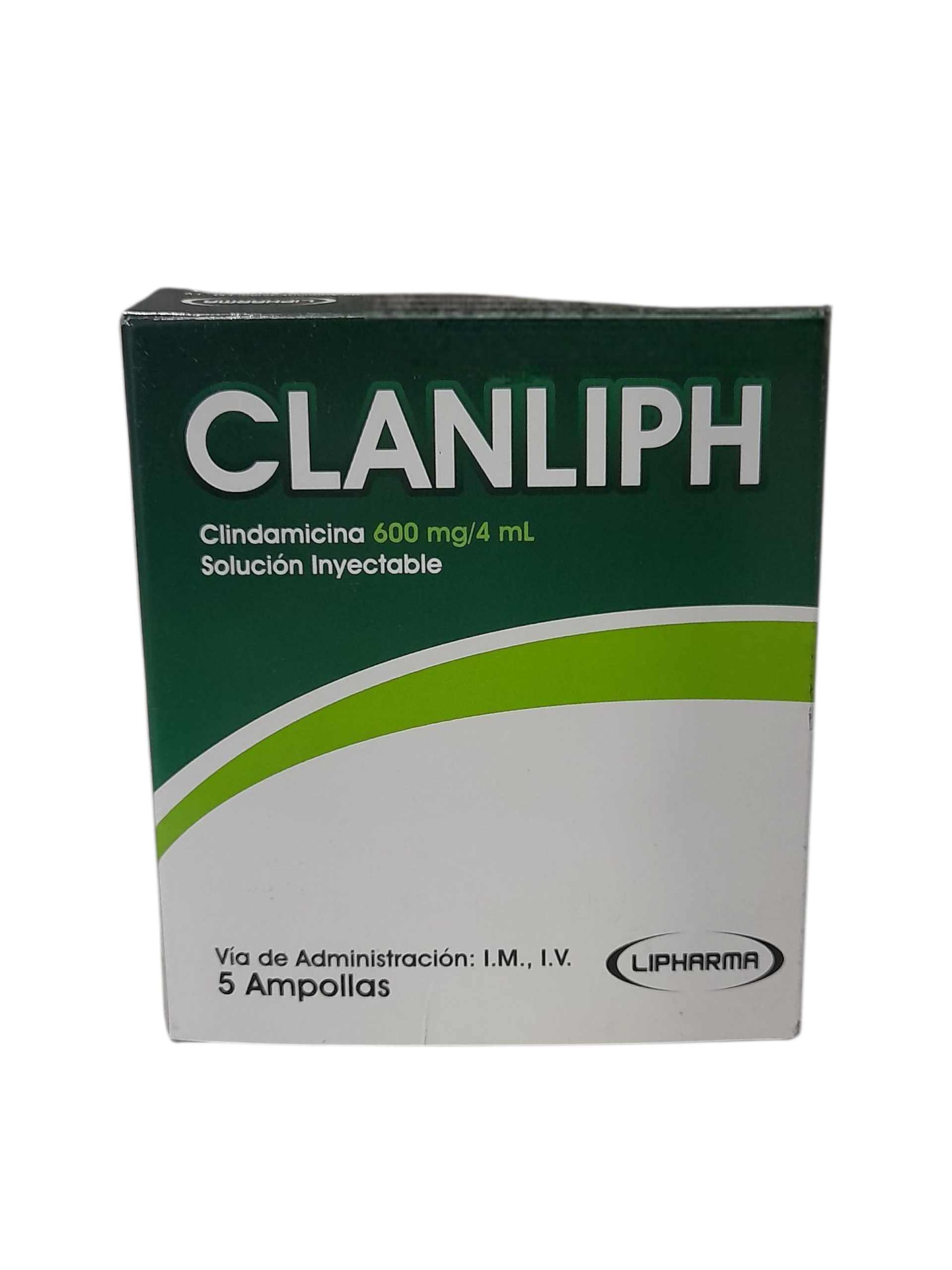 Clanliph (Clindamicina 600mg) Solución inyectable - Caja x5un (B)