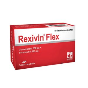 Rexivin Flex (Clorzoxazona 250mg + Paracetamol 300mg) Tab - Caja x60un (B)