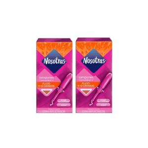 Nosotras Tampones Con Aplicador Super - Pack x2 Cajas (8un c/u) (B)
