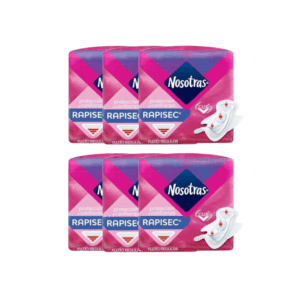 Nosotras Invisible Rapisec - Pack x6 Paquetes (10un c/u) (B)