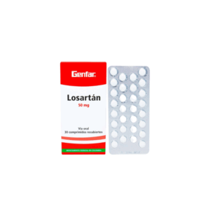 Losartan 50mg Tab - Caja x30un (B)