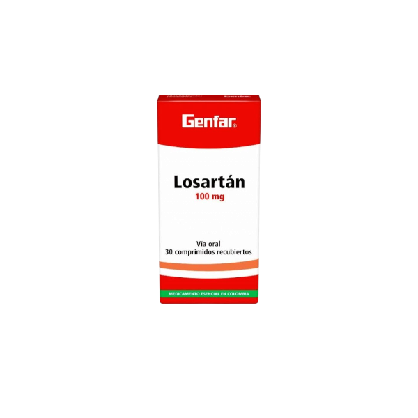 Losartan 100mg Tab - Caja x30un (B)