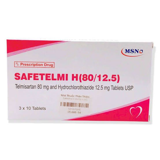 Safetelmi H(80/12.5) telmisartan hidroclorotiazida caja x 30.